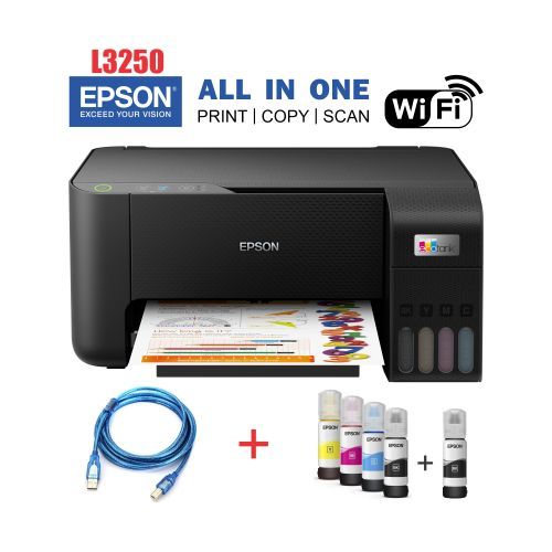 Epson Eco Tank L 3250 Wi-Fi All-in-One With ADF Ink Tank Printer