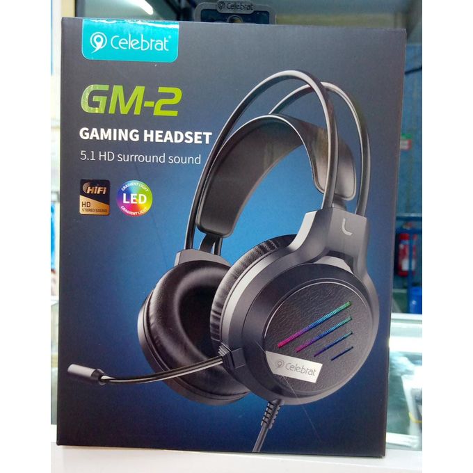 Celebrat GM-2 overhead wired gaming headset