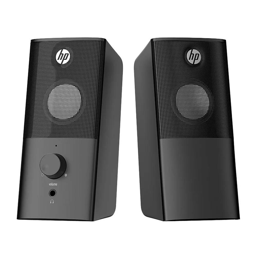 HP Multimedia Speaker DHS-2101, Dependable and Crystal Clear Sound; USB Powered; Plug and Play; Magnetically Shielded Speakers